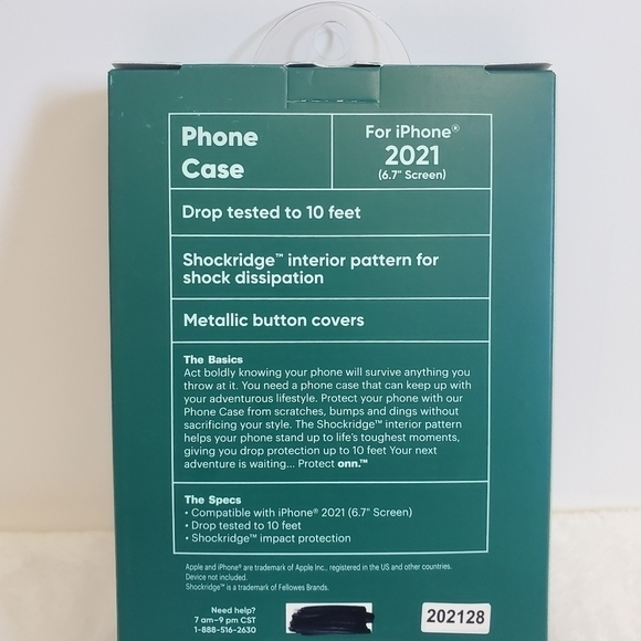 ONN. Purple Pink Red Glitter Ombre IPhone 2021 6.7" Screen Case - Picture 10 of 10